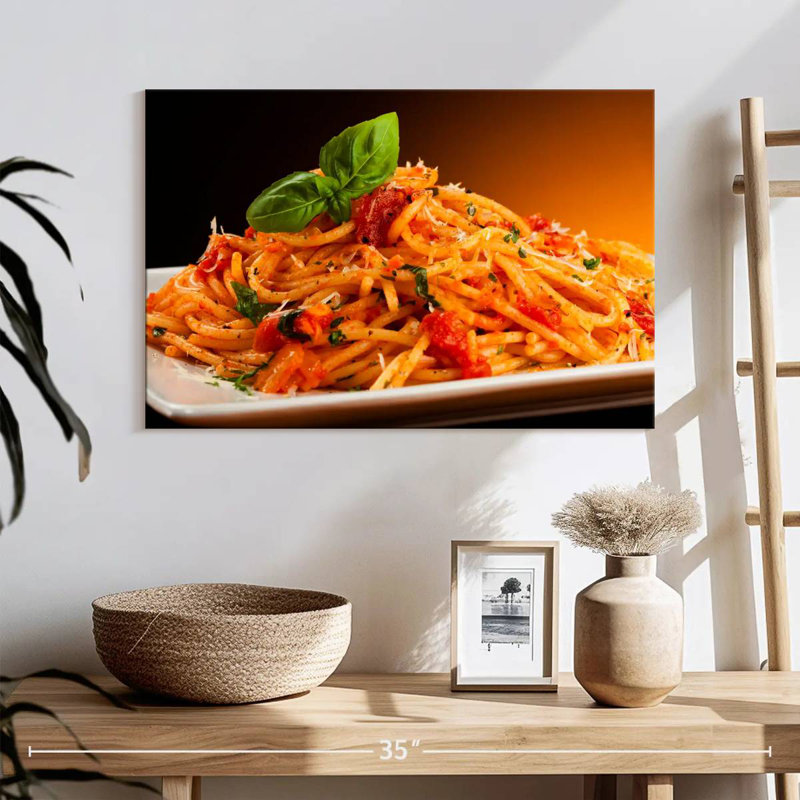 Gourmet Tomato Pasta, 8" H x 12" W