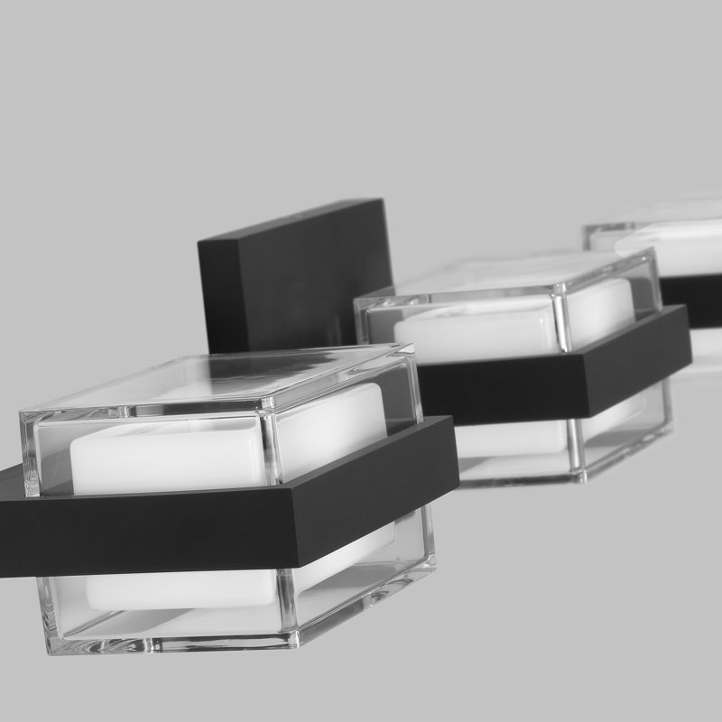 Kamden 3 - Light LED Vanity Light, Nightshade Black