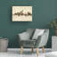 Art sur toile de Michael Tompsett, «Indianapolis Indiana Skyline Vintage»-661922754