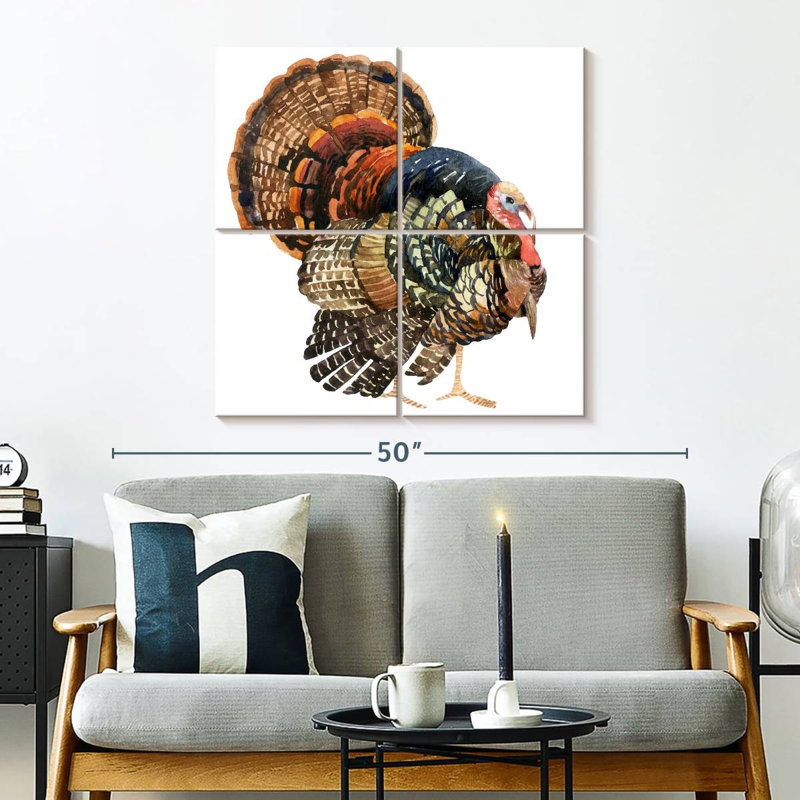 Brampt Turkey, 32" H x 32" W