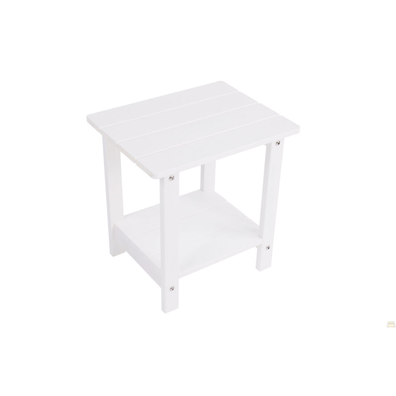 Table d'appoint Wood-Grain Imitation Wood, Teck