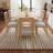 7 Piece Extendable Dining Table Set With Farmhouse Style