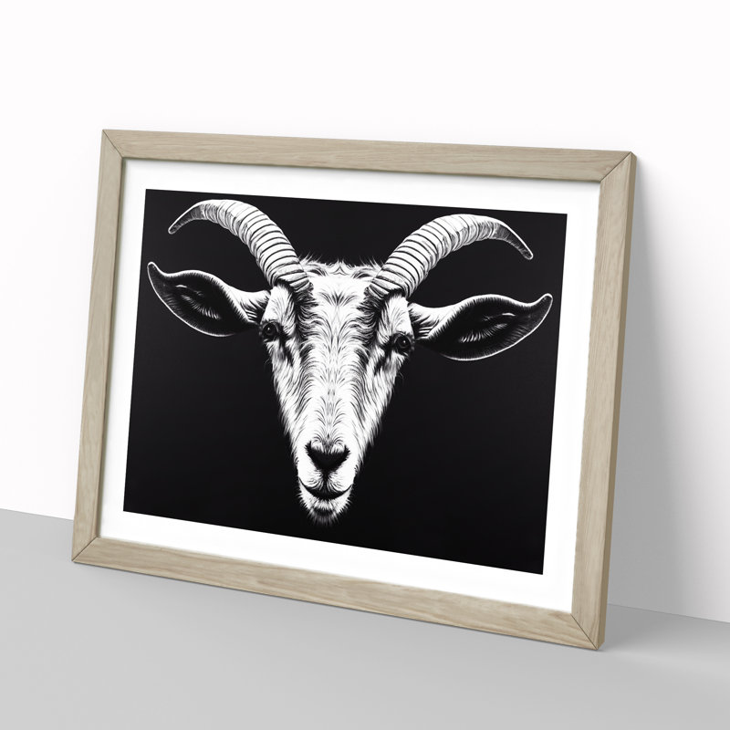 Goat Portrait Vol.3 - Framed Print
