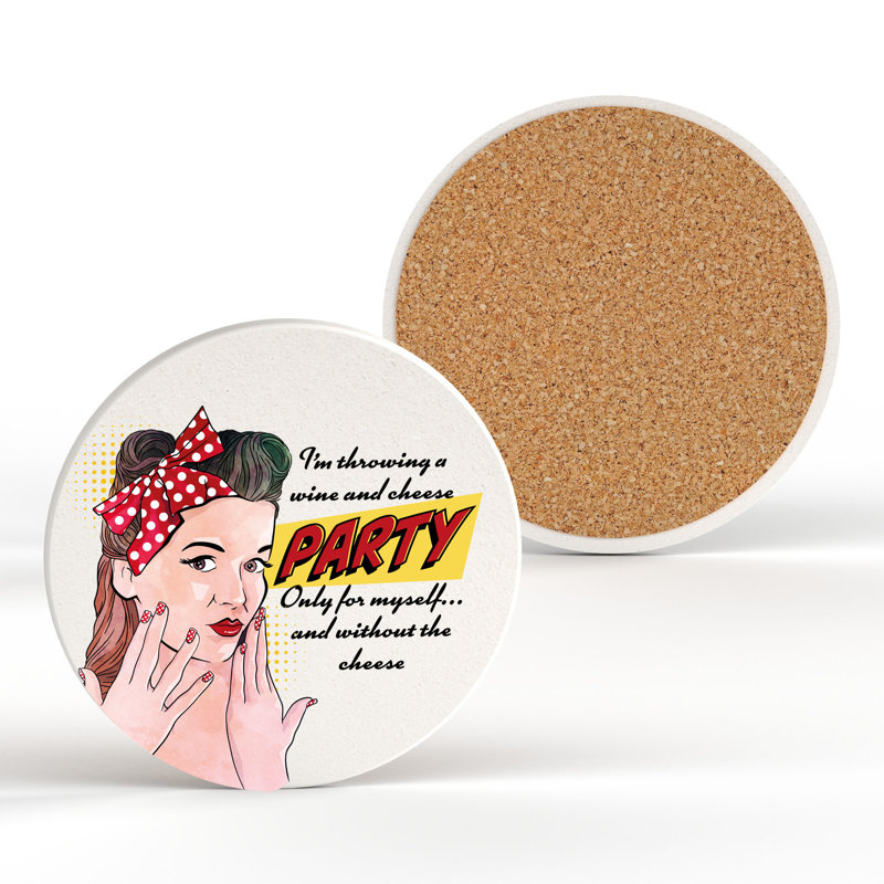 Ceramic Round 1 Piece Coaster