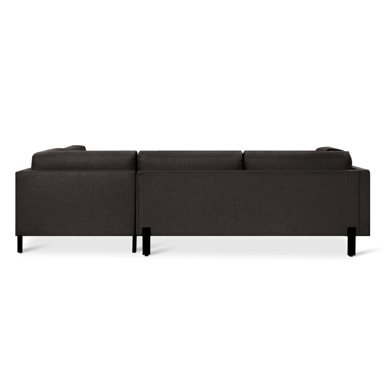 Silverlake Sectional, Andorra Pewter Performance Basketweave, Right Hand Facing