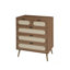 Armoire polyvalente à 5 tiroirs pour différentes pièces, rehaussant le rangement et le style.