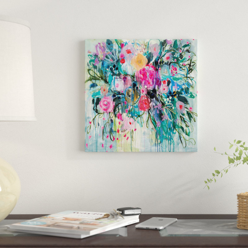 « nées botanique », impression sur toile, H 12 po x l 12 po x P 0,75 po, Toile tendue, Pas de tapis