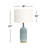 Executive Stainless Steel Table Lamp With Shade