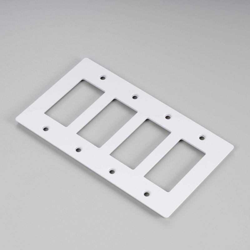 4G Plate / Non-Logo, White