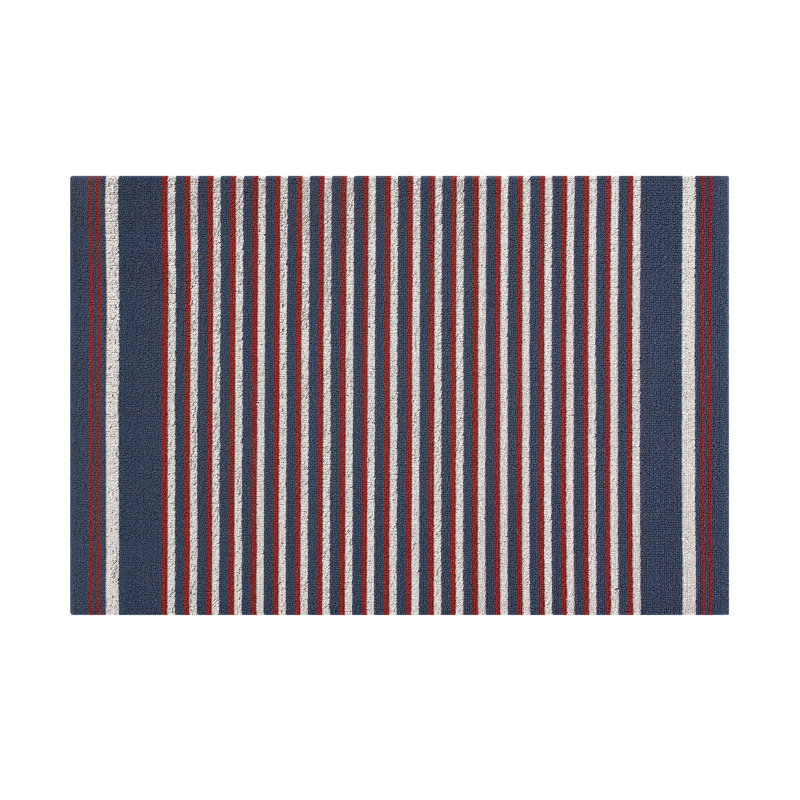 Nautica Caspien Machine Washable PVC Loop TPR Backing Rugs, 36" L x 24" W