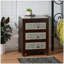 Table de chevet 3 tiroirs en bois