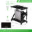 Adjustable Height Computer Tower Cart With Lockable Casters, Mobile PC Stand With Pegboard Storage For Office And Home Use