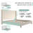 Ana King Upholstered Wingback Bed-100946350