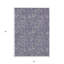 Tapis d'intérieur lavable à motif floral gris 5 pi x 8 pi