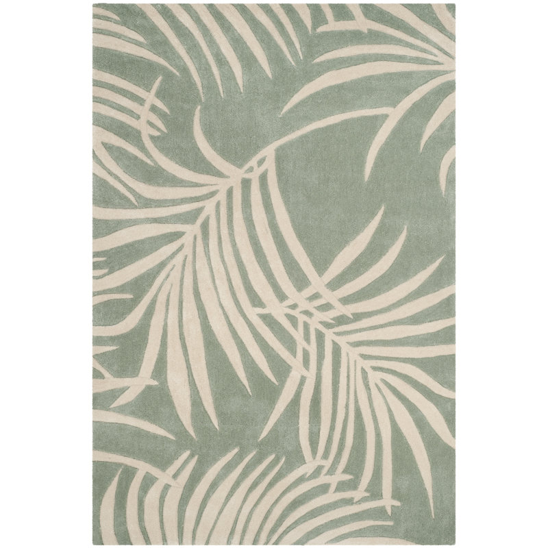 Tapis de performance Palmnue Hnad Hooked, Rectangle 3 pi x 5 pi