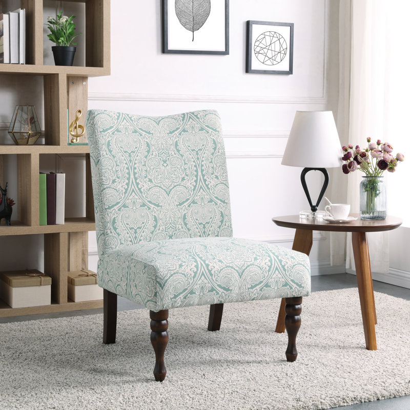 fauteuil de chambre Marimon, Cachemire menthe
