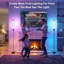 46cm Brushed Column Floor Lamp
