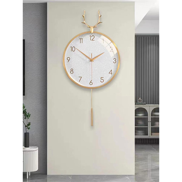 gucangdiangzishangwuyouxiangongsi Metal Wall Clock | Wayfair