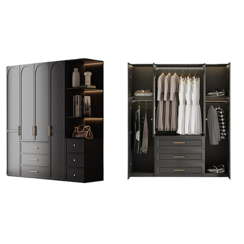 Garde-robe simple et luxueux haut de gamme, H 79 po x l 87 po x P 24 po