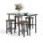 Alyne 4 - Person Patio Dining Set with Extendable Rectangular Table