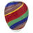 Codeah 9" Rainbow Glass Hand Painted Glass Jar