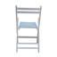 Chaise pliante en bois massif Amundson 4 - blanc avec siège à lattes pour plus de confort et de durabilité, divers événements, peu encombrant, léger, siège à 220 lb, confortable pour l'intérieur et l'extérieur-121534230