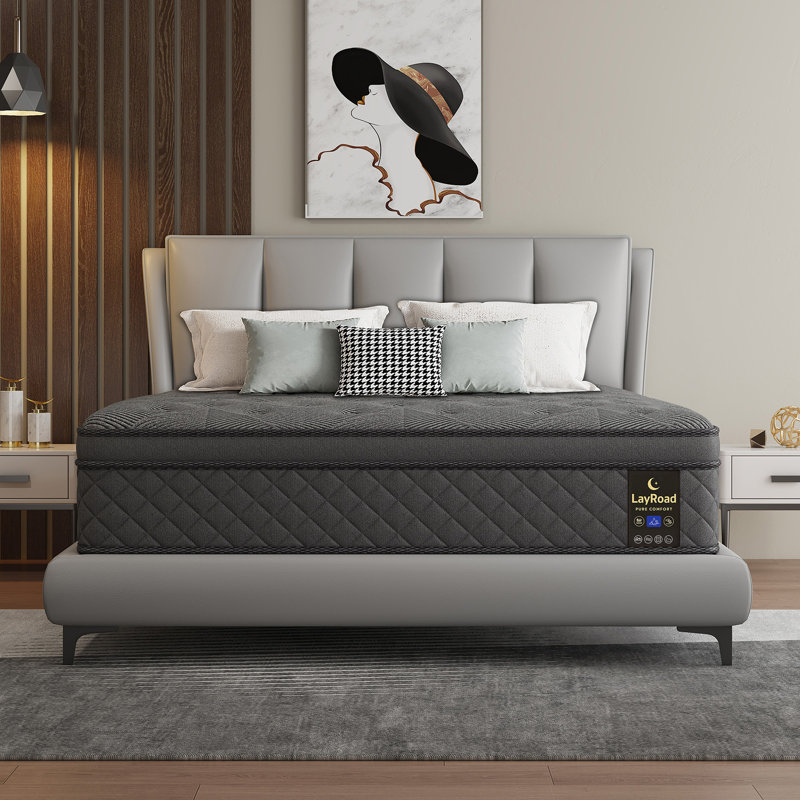 Sleep 12"/14” Hybrid Memory Foam Mattress, 14", Queen