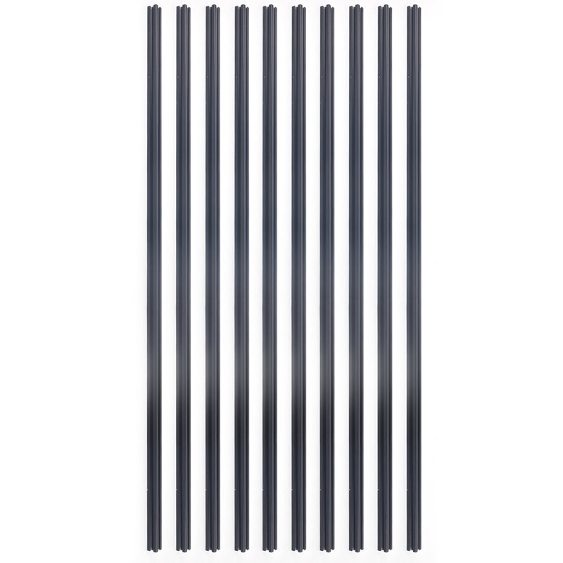 Black T Slot Aluminum Extrusion for 3D Printer and CNC