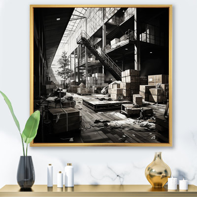 Dessin d'analytique d'un entrepôt I - Warehouse, impression d'art mural