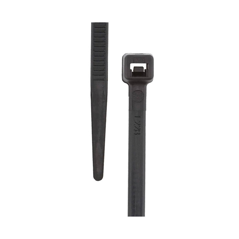 6" 40lb Intermediate Cable Tie 100/bag, Black