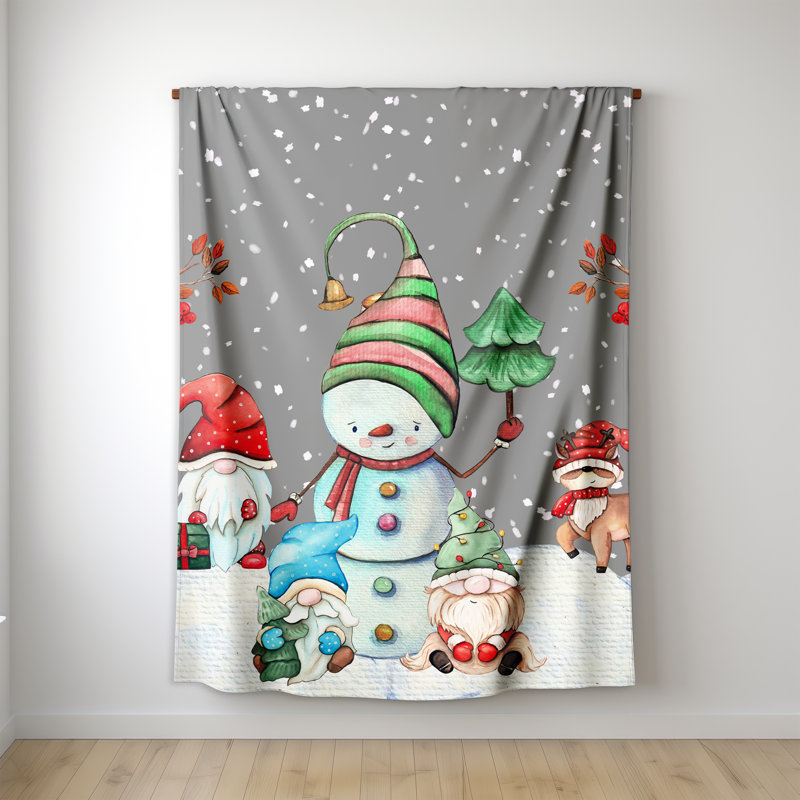 Throw Blanket, 80" L x 68" W
