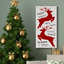 Toile tendue avec châssis North Pole Reindeer-409499270