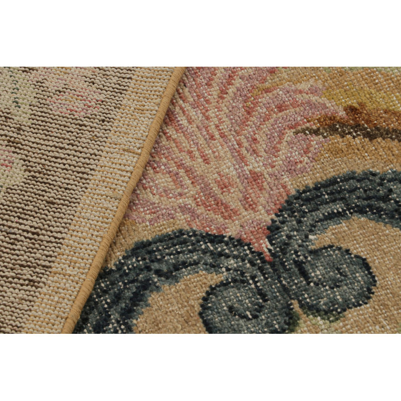Hand Knotted Wool Area Rug