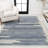 Baumgardner Modern Berber Stripe Cream/Navy Rug-719458679