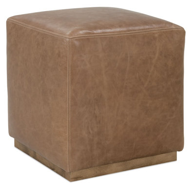 Nugget Leather Dena Ottoman