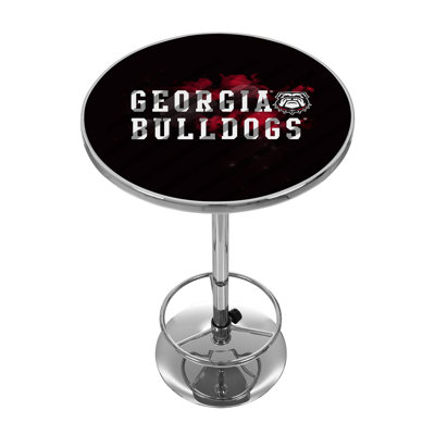 NCAA Round Metal Base Dining Table