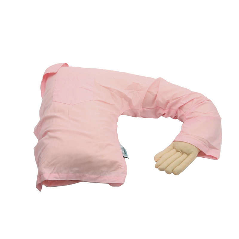 Coussin en coton Boyfriend, Rose