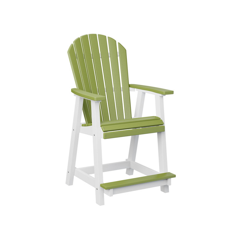 Berlin Gardens Comfo Back Bar Chair, 22.5", White
