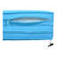 U_STYLE Chaise longue d'extérieur en acier avec dossier réglable à 5 niveaux, chaise longue de patio en PEHD pour piscine et jardin