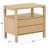 Damiano Dorchester 2 Drawer Reeded Nightstand-1128438975