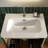 Integrated White Ceramic Basin – Drain Not Included | Gift Idea