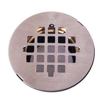 Couvercle de drain de douche carré 4-1 / 4 "avec tuyau de drain en laiton 2"