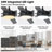 Vaczon 60" 6-Blade Modern Ceiling Fan with Dimmable 3CCT LED Lights and Remote Control-1187830486