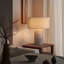 Lampe de table Moonlight - abat-jour en lin gris cachemire, gradateur-483943182