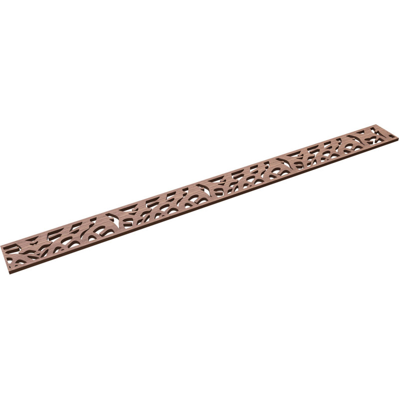 Moulure Manton, PVC de qualité architecturale, H 4 po x l 46,375 po x P 0,375 po