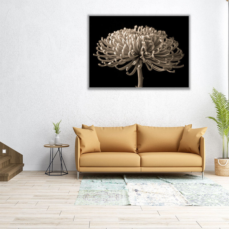 «Chrysanthemum Flower», reproduction d'art sur toile, H 18 po x l 24 po