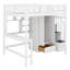 Lit mezzanine double avec tiroirs Jamesy Kids-852834491