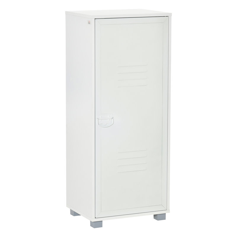 1 -Door 3 -Shelf, White