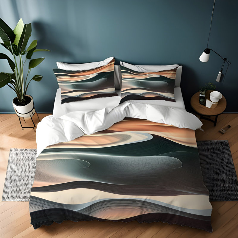 Polyester Abstract Duvet Cover