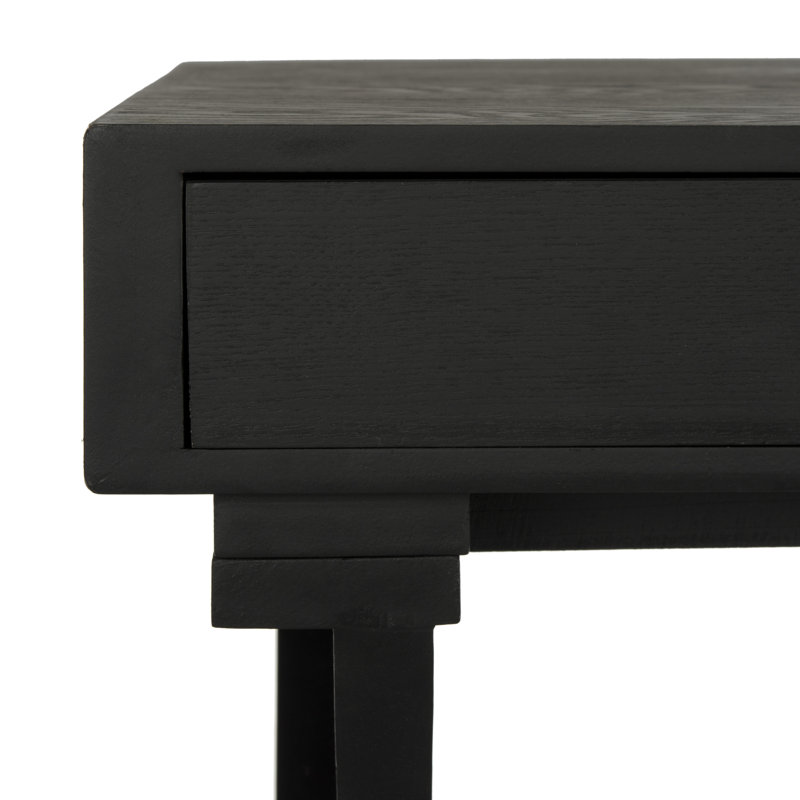 Abisha Writing Desk, Weathered Black